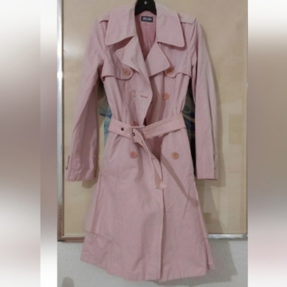 Vintage Jean Paul Gaultier pink trench coat size M  . - Picture 5 of 16